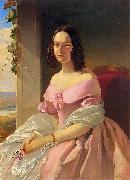 unknow artist Portret Heleny z Wroczynerew Matzel oil painting reproduction